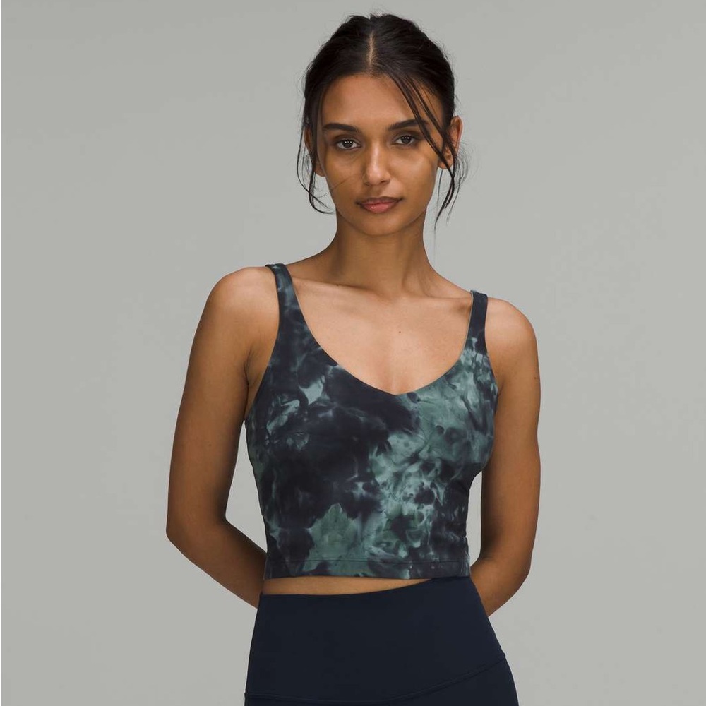 Lululemon Align Tank Top Diamond Dye Silver Blue Tidewater Teal Graphite Grey